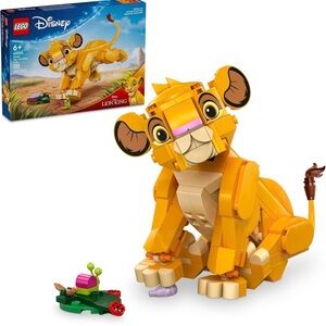 LEGO Disney Simba Building Set - Orange and Brown